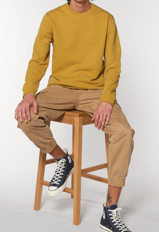 Sweatshirt DESIGN IT YOURSELF senfgelb / Me-Version (Adults)