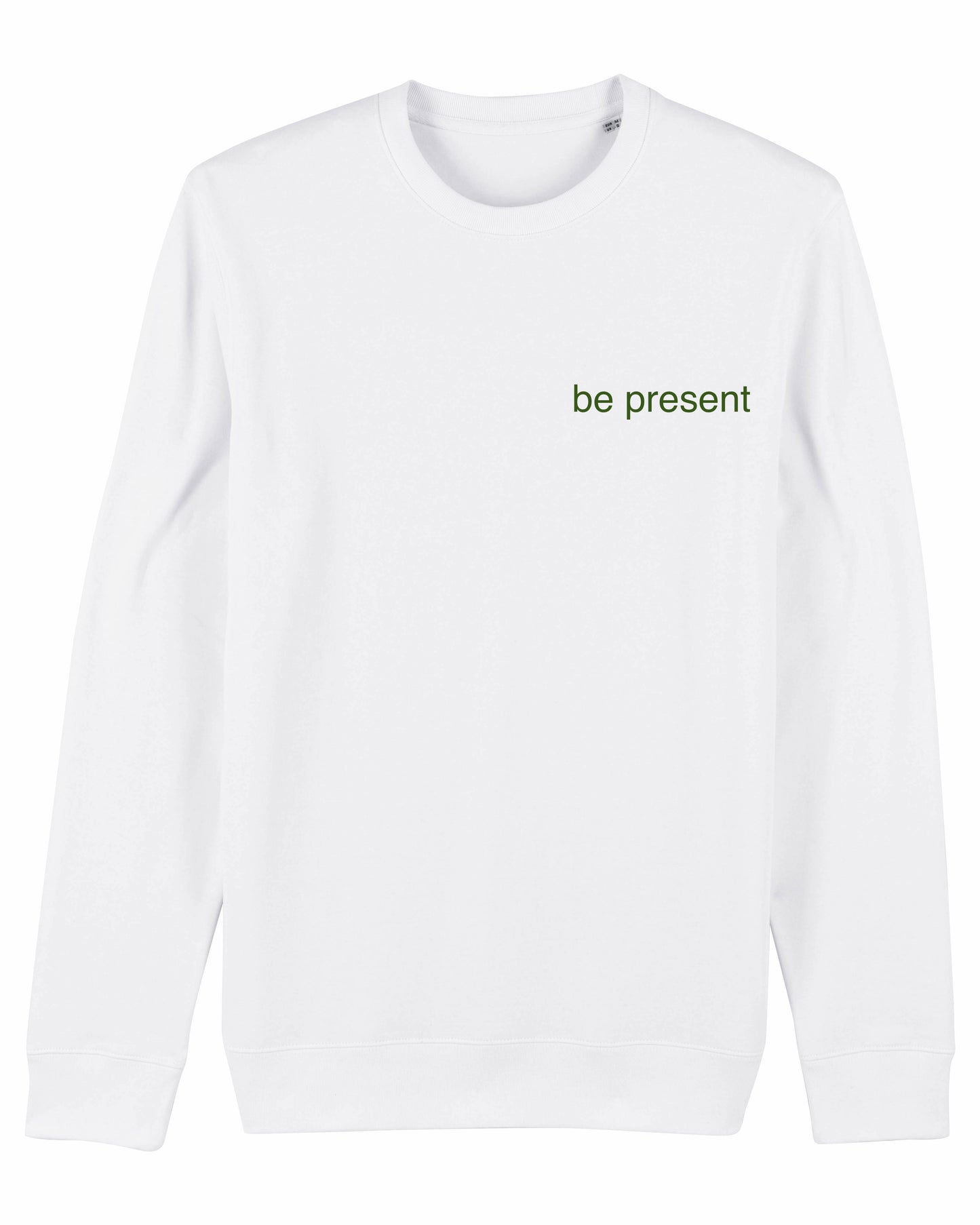 Pretty Christmas Sweater "be present" / Me-Version (Adults)