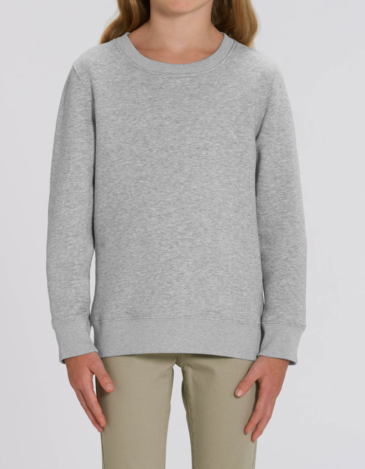 Sweatshirt DESIGN IT YOURSELF grau / Mini-Version (Kids)