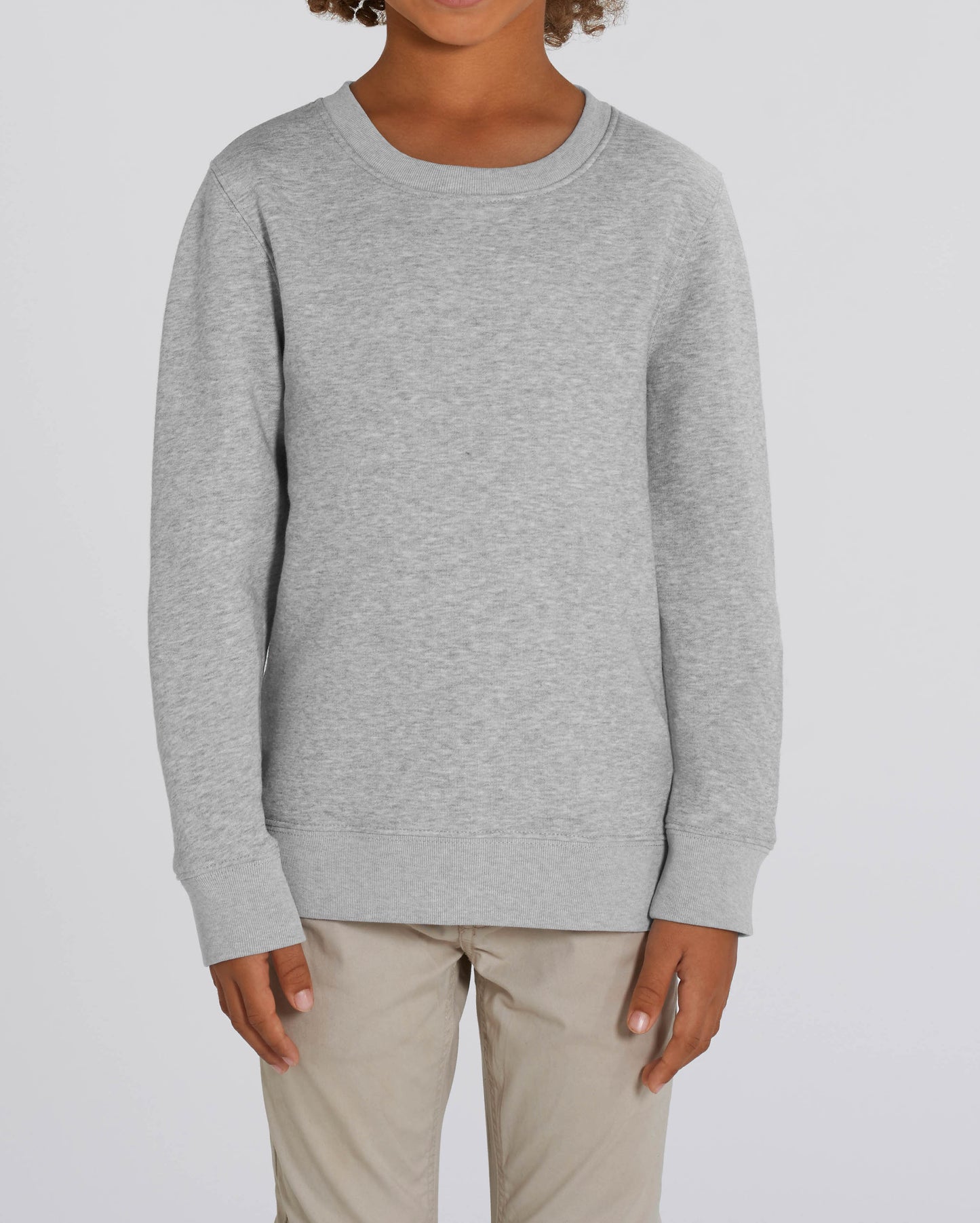 Sweatshirt DESIGN IT YOURSELF grau / Mini-Version (Kids)
