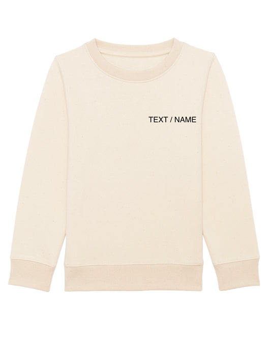 Sweatshirt DESIGN IT YOURSELF natur / Mini-Version (Kids)