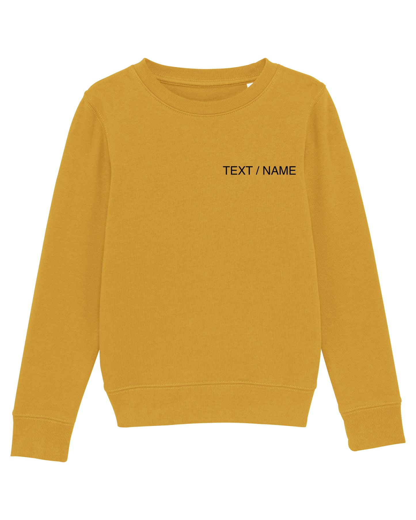Sweatshirt DESIGN IT YOURSELF senfgelb / Mini-Version (Kids)