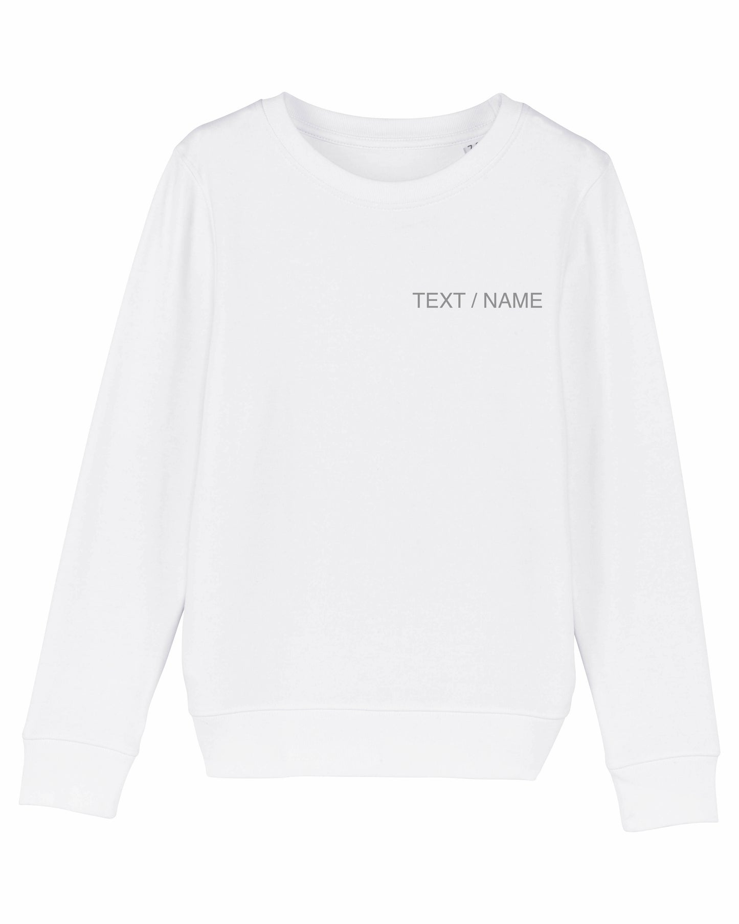 Sweatshirt DESIGN IT YOURSELF weiß / Mini-Version (Kids)