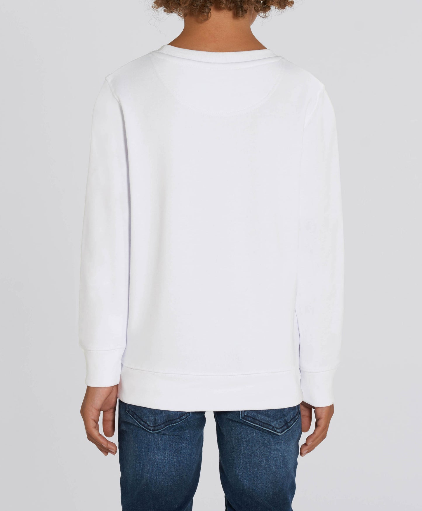 Sweatshirt DESIGN IT YOURSELF weiß / Mini-Version (Kids)