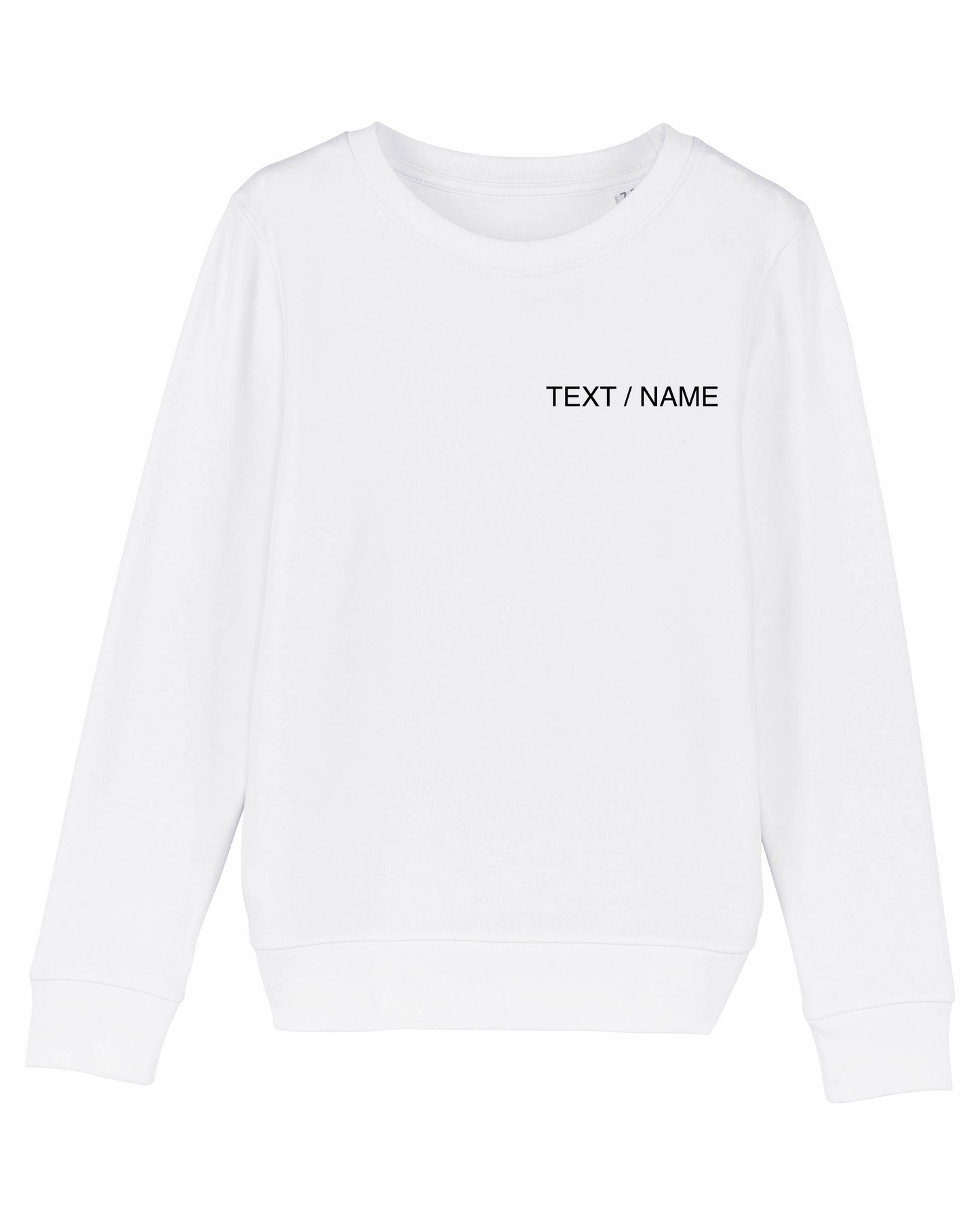 Sweatshirt DESIGN IT YOURSELF weiß / Mini-Version (Kids)