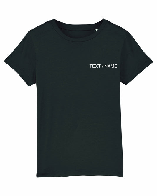 T-Shirt DESIGN IT YOURSELF schwarz / Mini-Version (Kids)