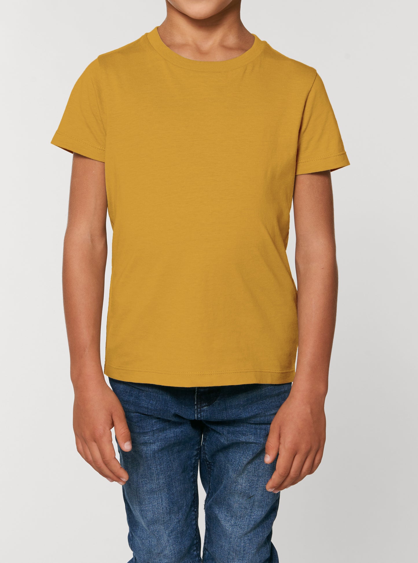 T-Shirt DESIGN IT YOURSELF senfgelb / Mini-Version (Kids)