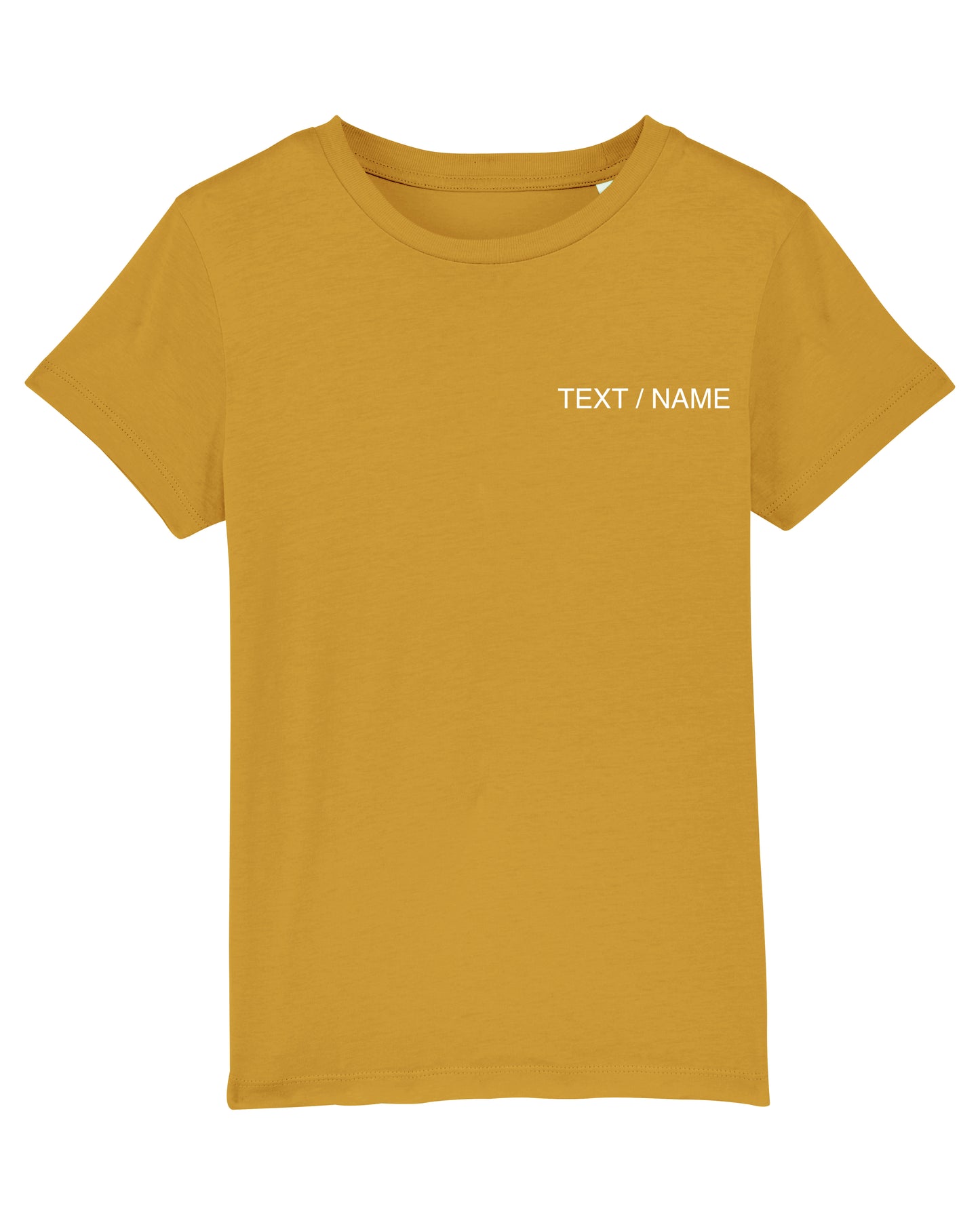 T-Shirt DESIGN IT YOURSELF senfgelb / Mini-Version (Kids)