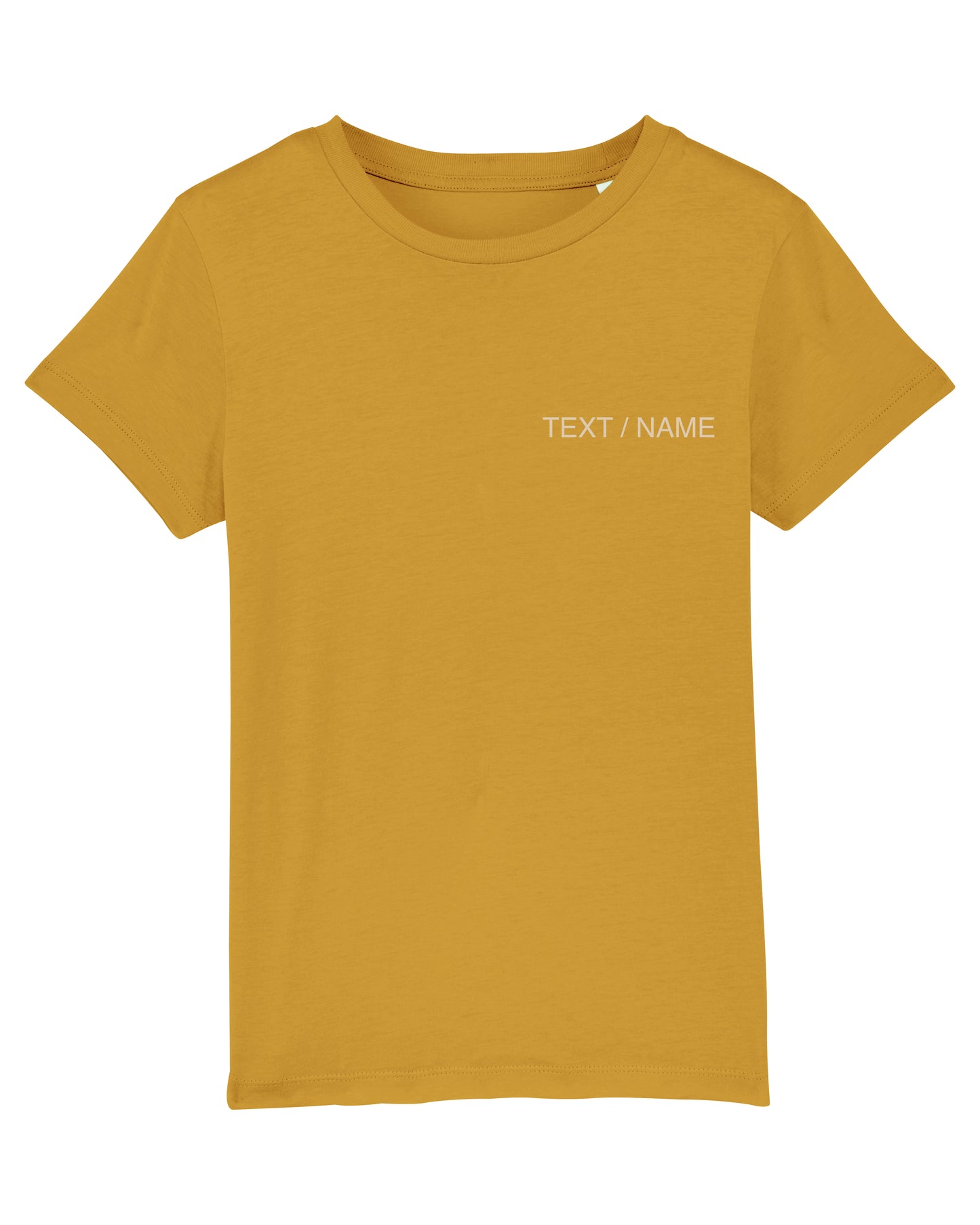 T-Shirt DESIGN IT YOURSELF senfgelb / Mini-Version (Kids)