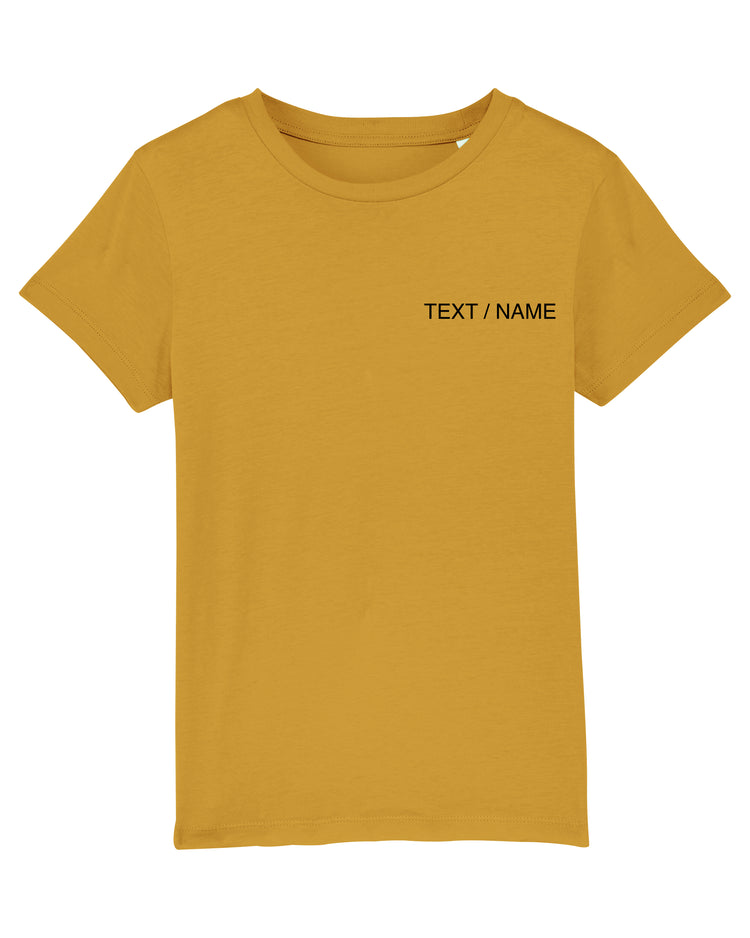 T-Shirt DESIGN IT YOURSELF senfgelb / Mini-Version (Kids)