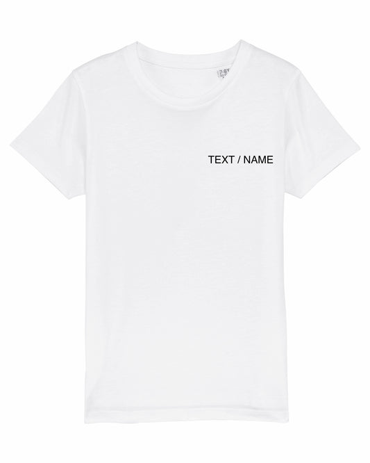 T-Shirt DESIGN IT YOURSELF weiß / Mini-Version (Kids)