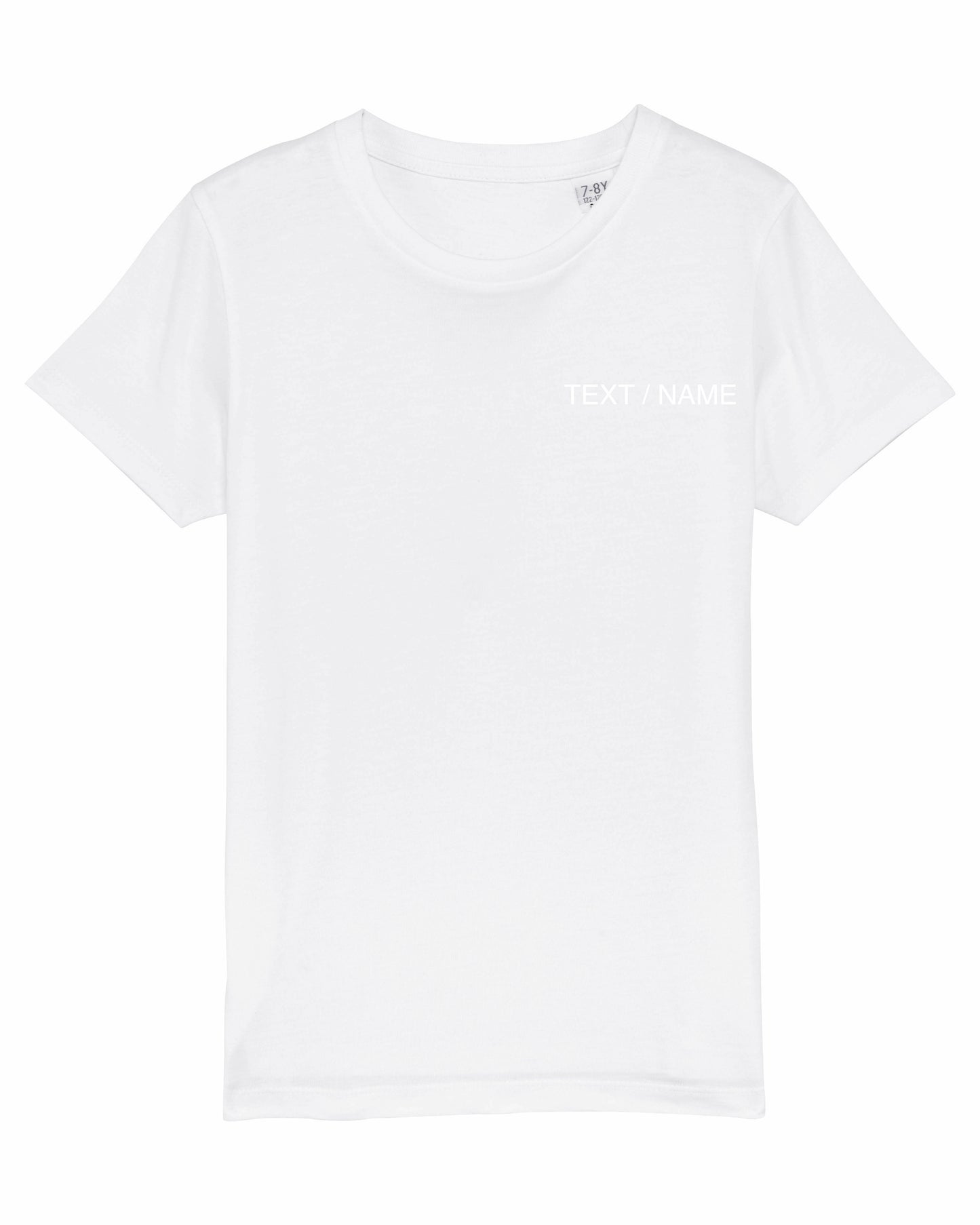 T-Shirt DESIGN IT YOURSELF weiß / Mini-Version (Kids)