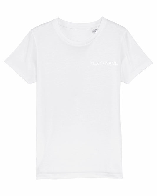 T-Shirt DESIGN IT YOURSELF weiß / Mini-Version (Kids)