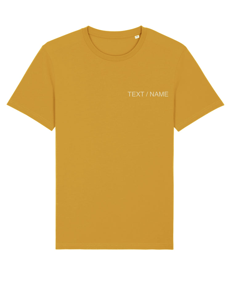T-Shirt DESIGN IT YOURSELF senfgelb / Me-Version (Adults)