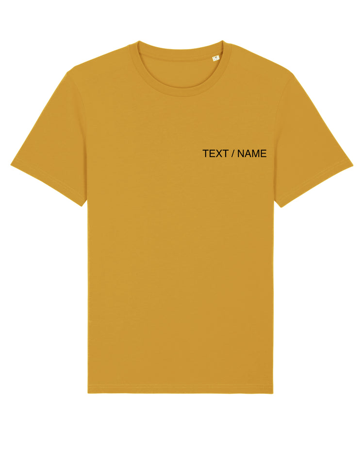 T-Shirt DESIGN IT YOURSELF senfgelb / Me-Version (Adults)