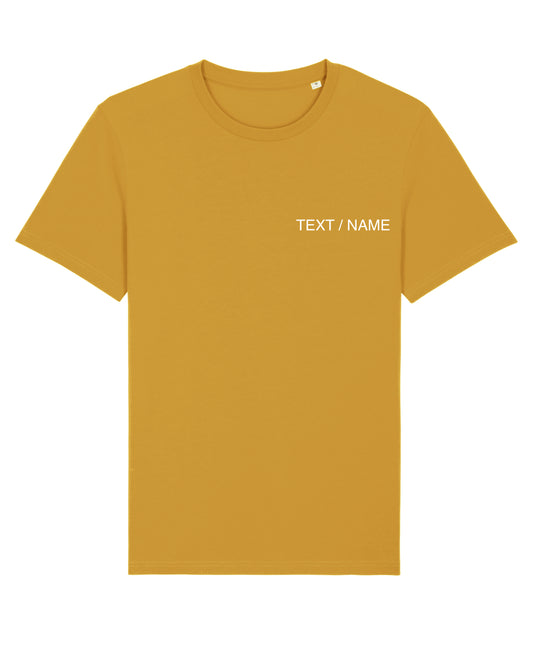T-Shirt DESIGN IT YOURSELF senfgelb / Me-Version (Adults)