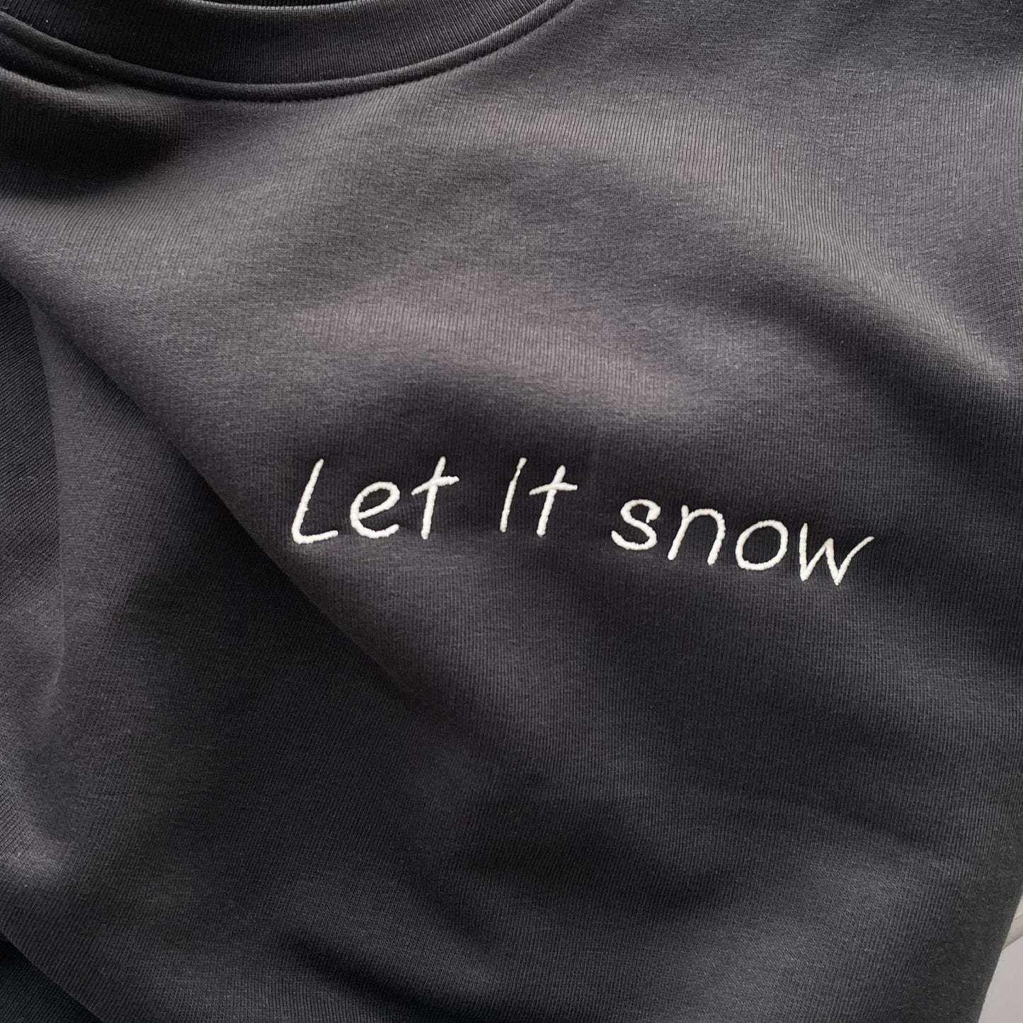 Pretty Christmas Sweater "Let it snow" / Mini-Version (Kids)