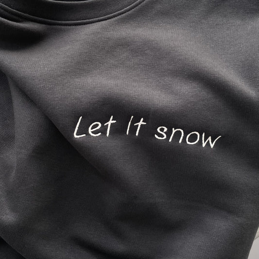 Pretty Christmas Sweater "Let it snow" / Mini-Version (Kids)