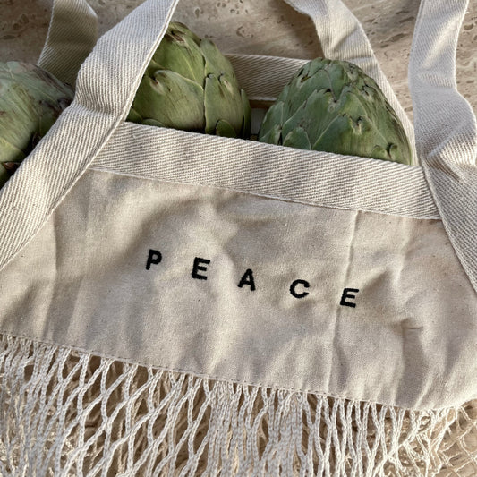 Einkaufsnetz "PEACE" / Me-Version (Adults)