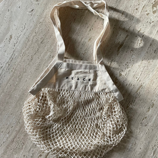 Einkaufsnetz "PEACE" / Me-Version (Adults)