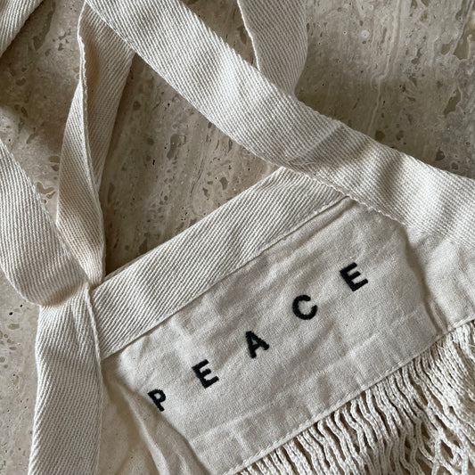 Mini-Einkaufsnetz "PEACE" / Mini-Version (Kids)