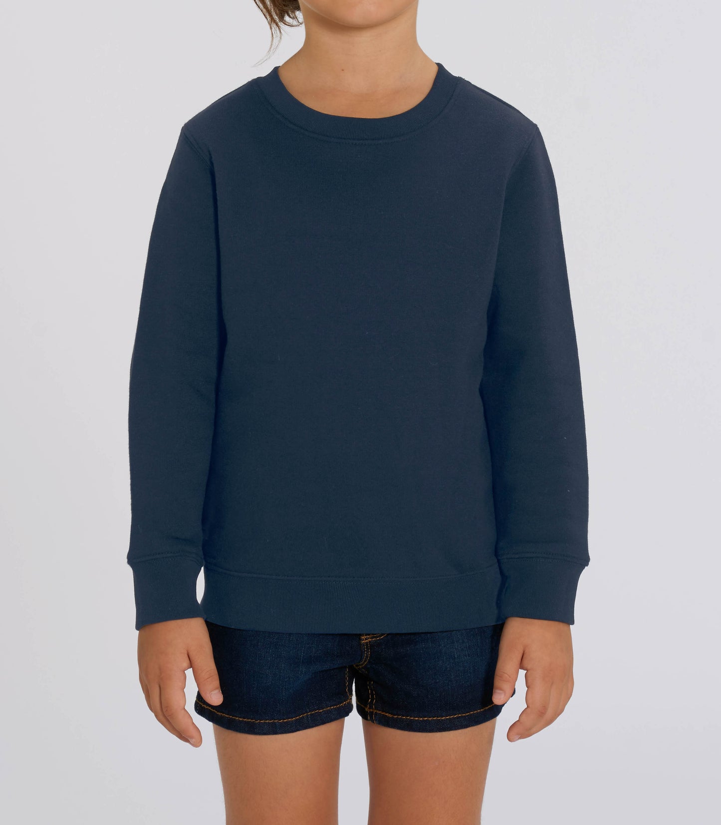 Sweatshirt DESIGN IT YOURSELF dunkelblau / Mini-Version (Kids)