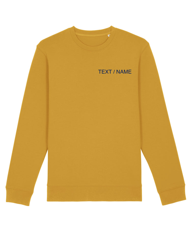 Sweatshirt DESIGN IT YOURSELF senfgelb / Me-Version (Adults)