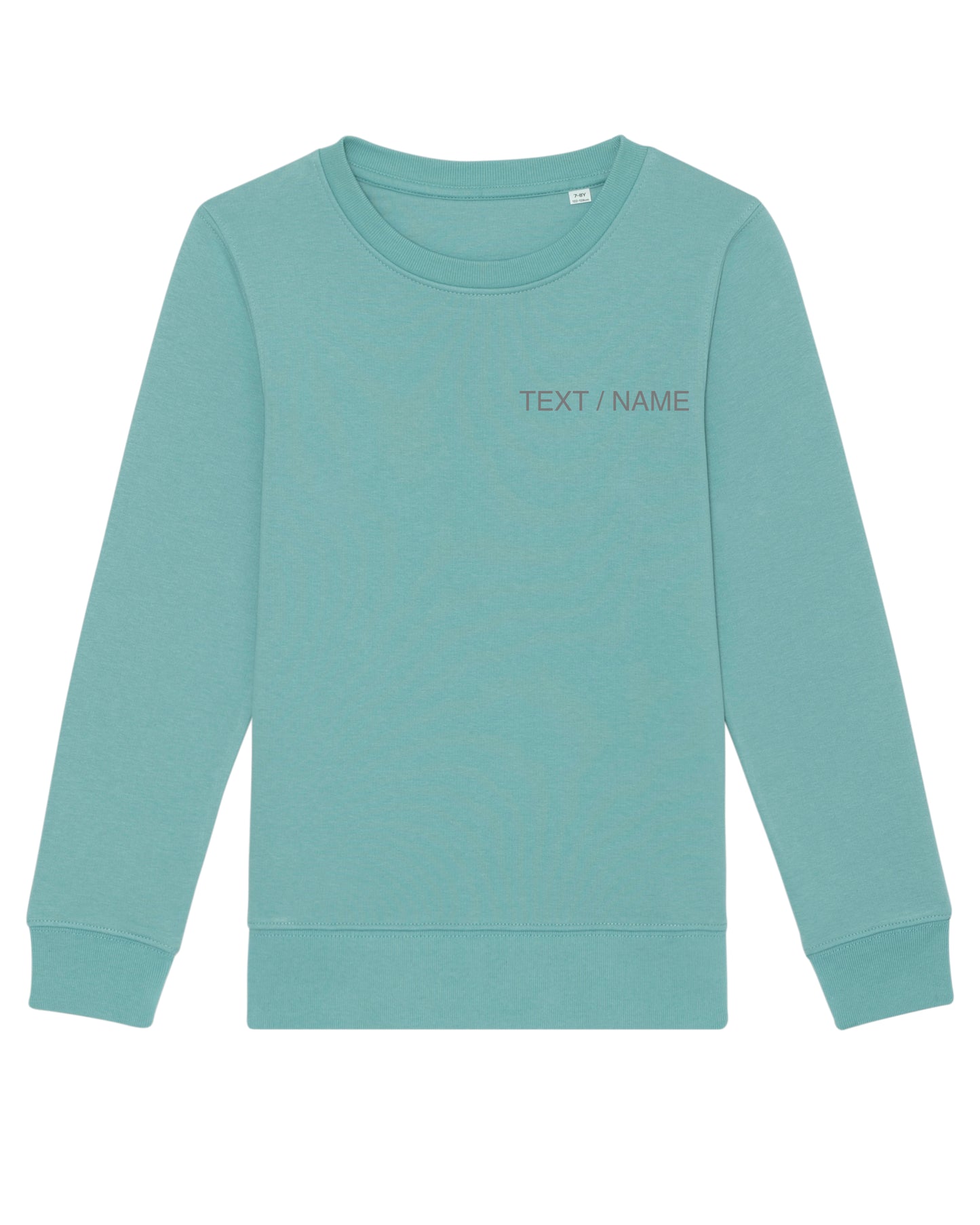Sweatshirt DESIGN IT YOURSELF türkis / Mini-Version (Kids)