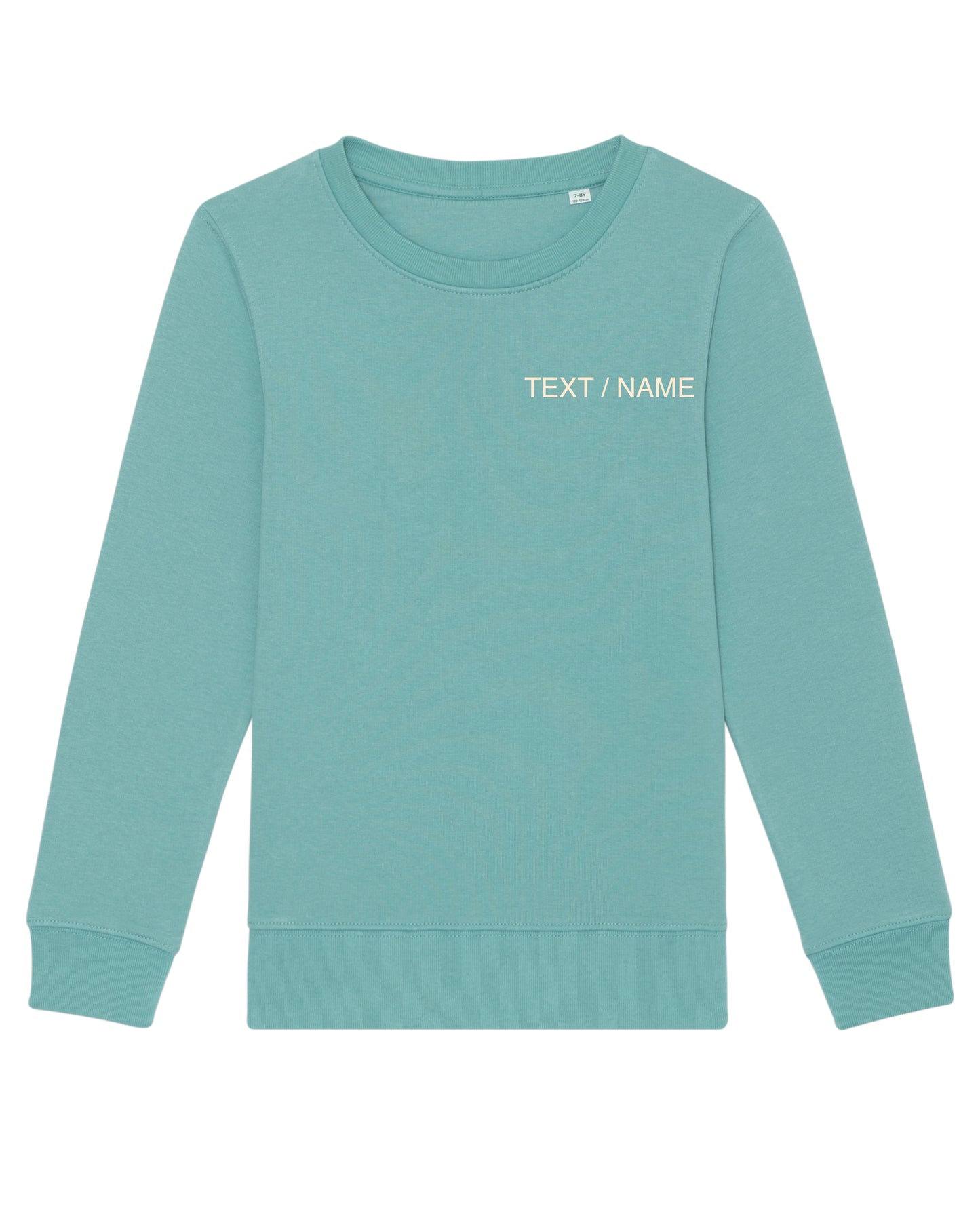 Sweatshirt DESIGN IT YOURSELF türkis / Mini-Version (Kids)