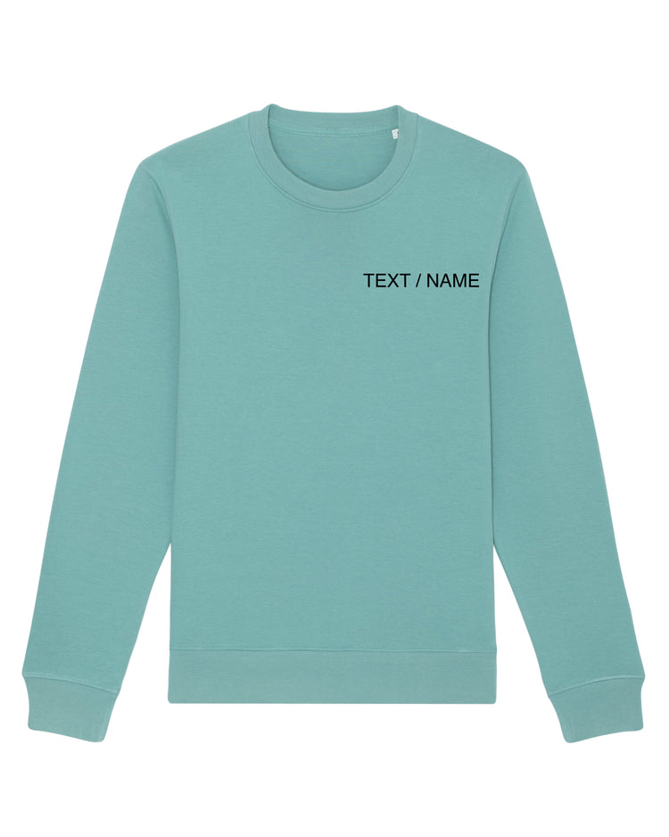 Sweatshirt DESIGN IT YOURSELF türkis / Me-Version (Adults)