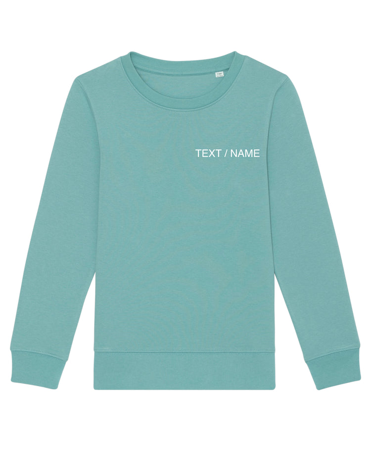 Sweatshirt DESIGN IT YOURSELF türkis / Mini-Version (Kids)