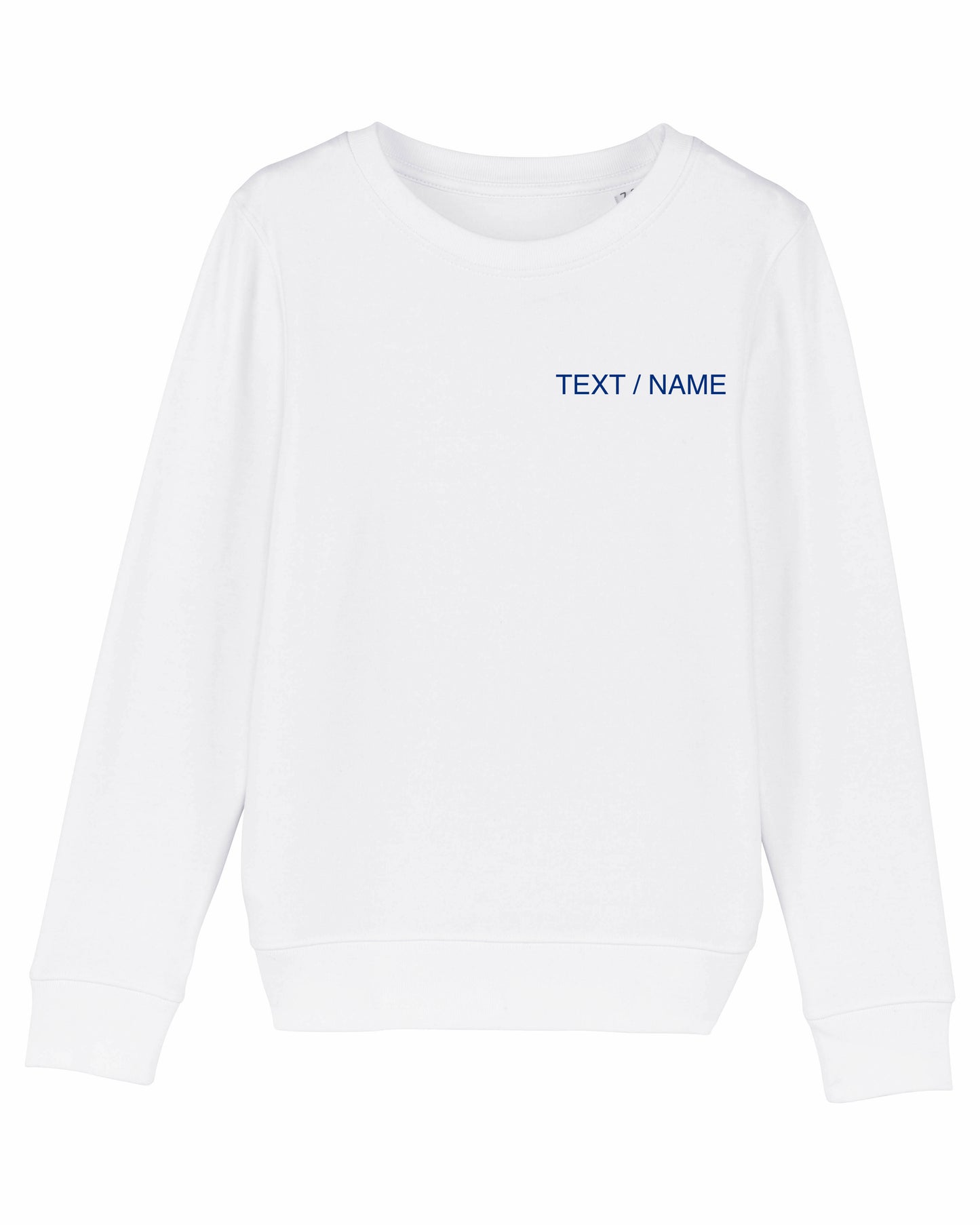 Sweatshirt DESIGN IT YOURSELF weiß / Mini-Version (Kids)