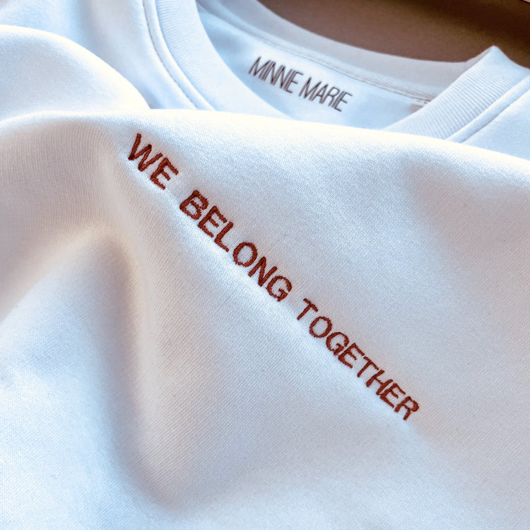 Be My Valentine Sweater Set "WE BELONG TOGETHER" / Me-Version (Adults)