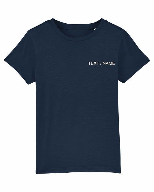 T-Shirt DESIGN IT YOURSELF dunkelblau / Mini-Version (Kids)