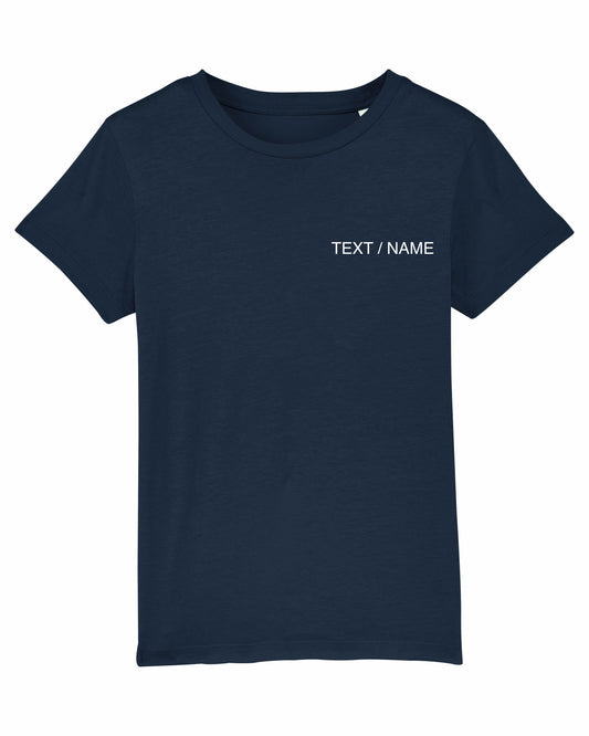 T-Shirt DESIGN IT YOURSELF dunkelblau / Mini-Version (Kids)