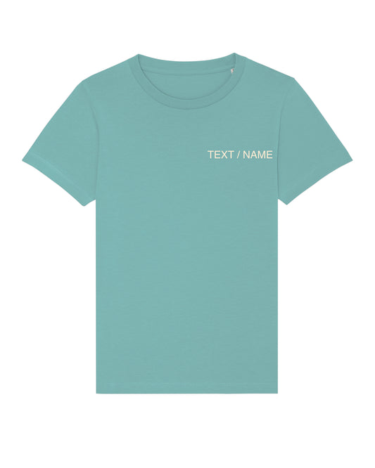 T-Shirt DESIGN IT YOURSELF türkis / Mini-Version (Kids)