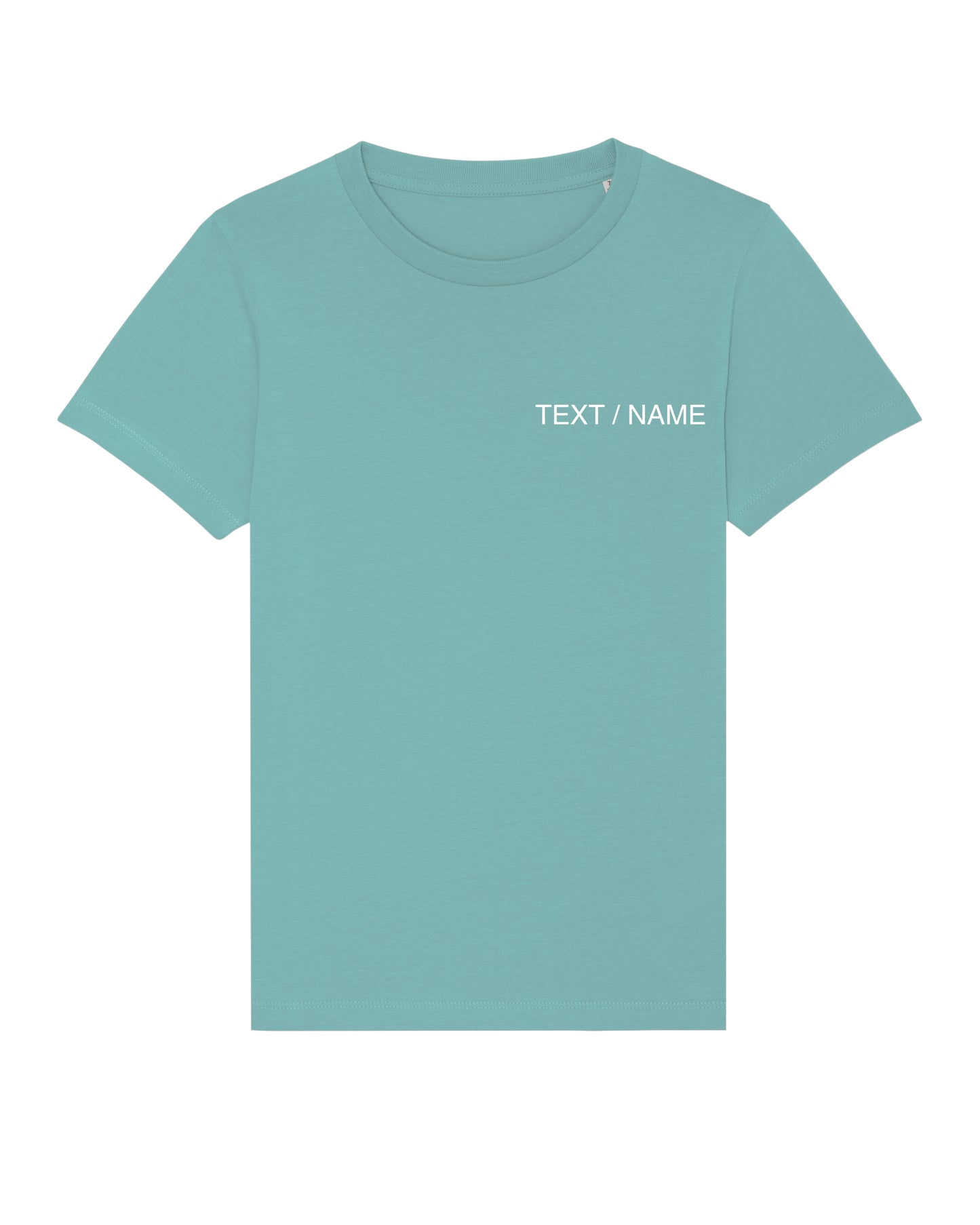 T-Shirt DESIGN IT YOURSELF türkis / Mini-Version (Kids)