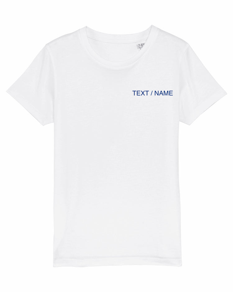 T-Shirt DESIGN IT YOURSELF weiß / Mini-Version (Kids)